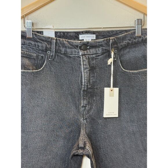 Good American GCTP602BT Women's Size 31 Black Good Classic Ankle Slim Jeans NWT - Picture 4 of 9